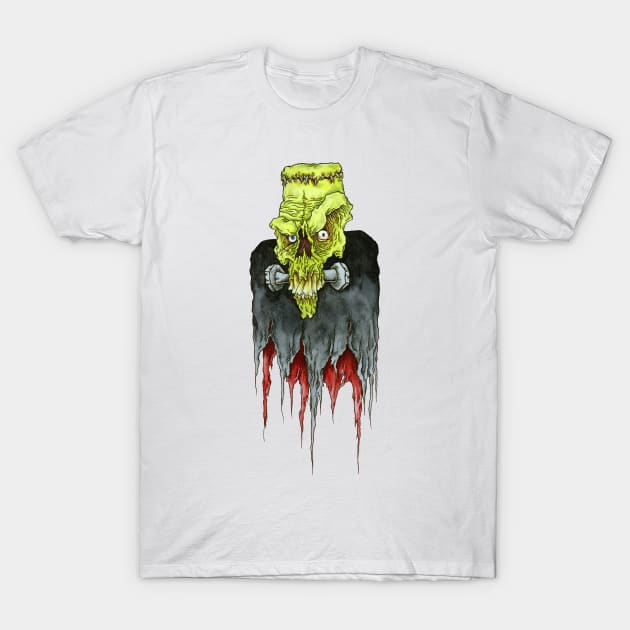 Frankenskull T-Shirt by ScottBokma